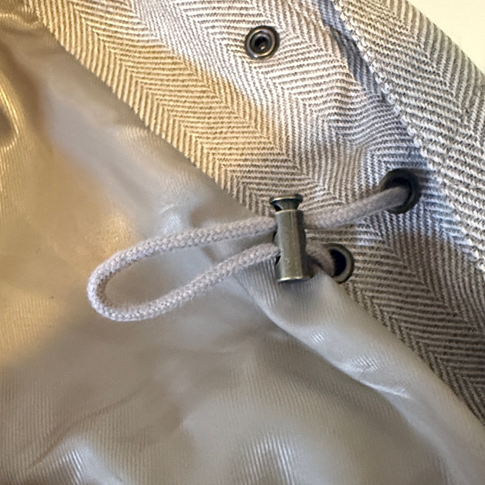 Herringbone Utility Jacket from Banana Republic Drawstring Waist, NWT Large - Picture 9 of 13
